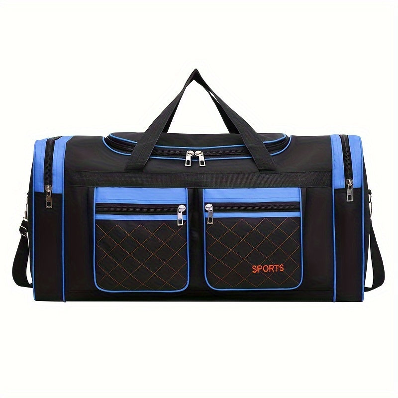 Large-capacity handbags, Men's luggage, multi-pocket travel bags, clothing organizers