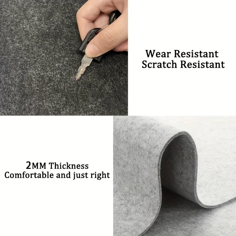 XXL Large gaming mouse pad Computer Desk Mat Table Keyboard Wool Felt Laptop Desk Rubber Non-slip Back deskpad Mousepad Cushion