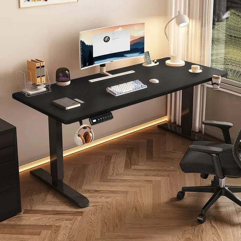 Dual Motor Standing Desk, Electric Height Adjustable Stand Up Desk, Electric Sit Stand Desk for Study Desk Smart Computer Desk