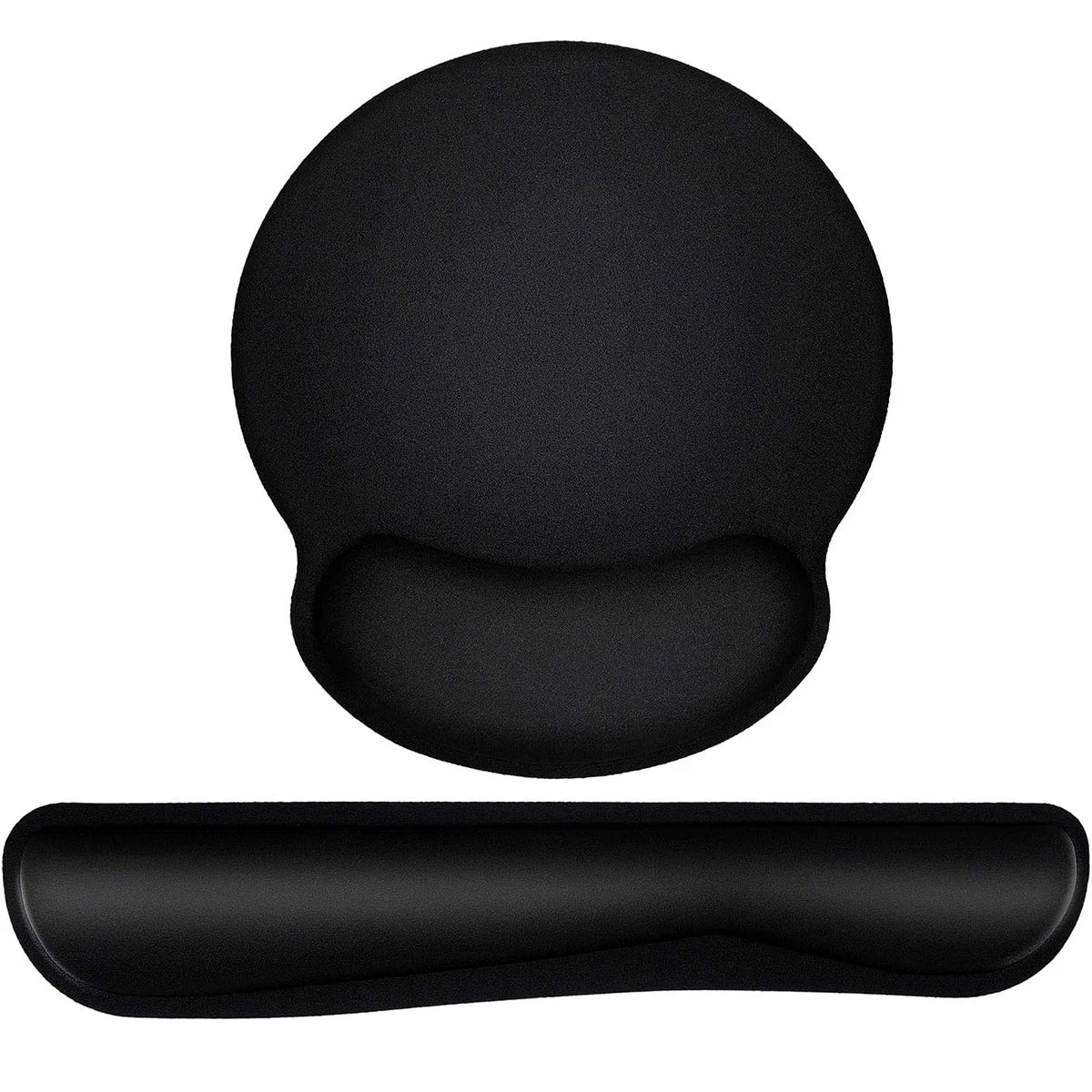 2 Piece Set Keyboard And Mouse Pad Wrist Rest, Silky Gel Memory Foam Wrist Rest for Computer Keyboard, Mouse, Ergonomic Design