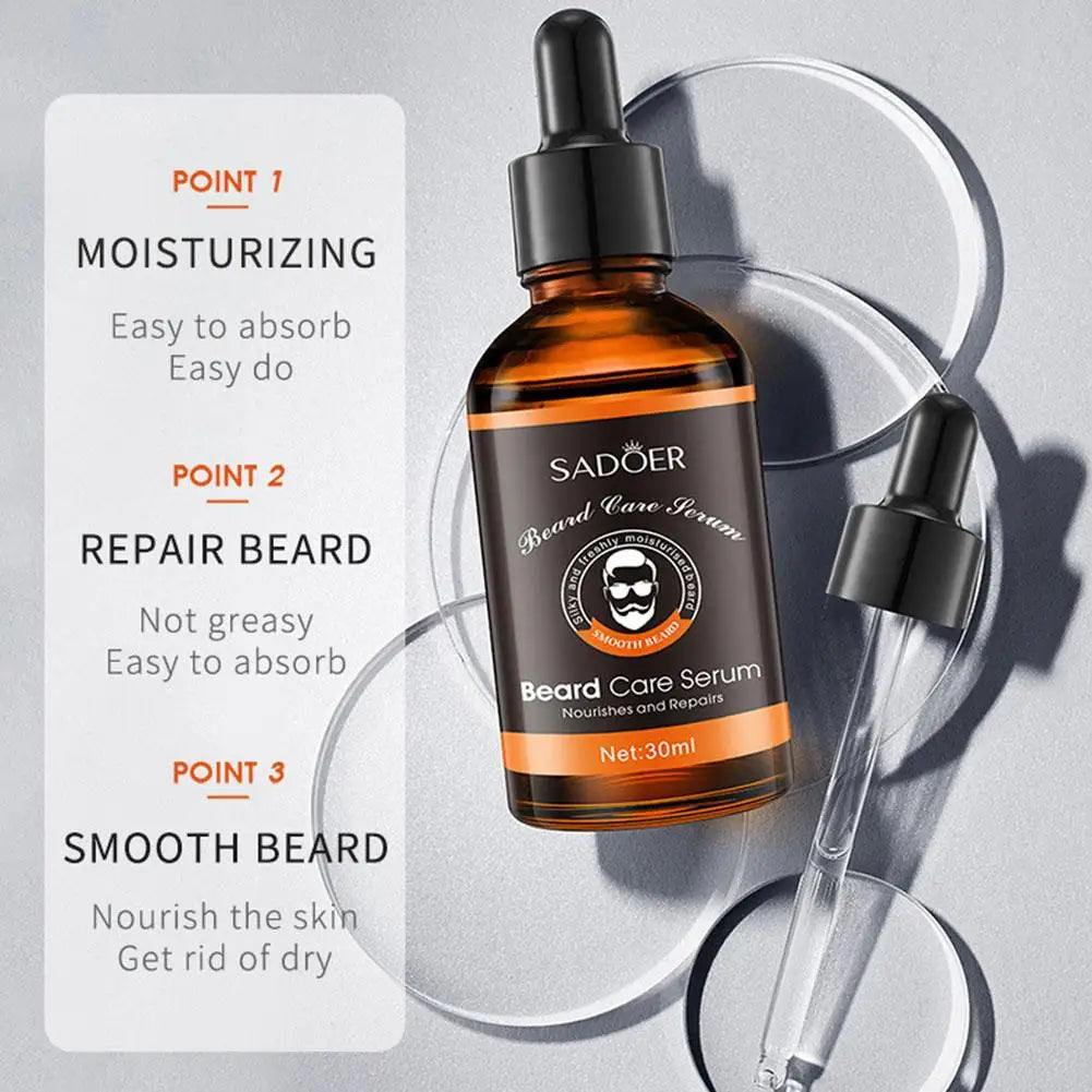 Beard Care Oil For Men Natural Organic Beard Care Fast Shine Soften Beard Strengthens Mustaches Smooth Nourishing For Beard